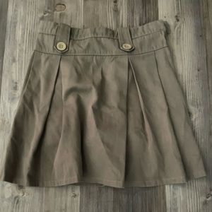 Skirt gray with buttons